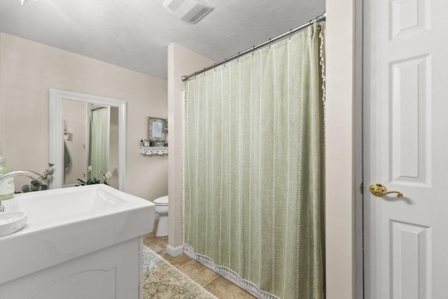 47-49 Dean St, Norton, MA 02766 - bathroom with vanity, tile patterned floors, and curtained shower