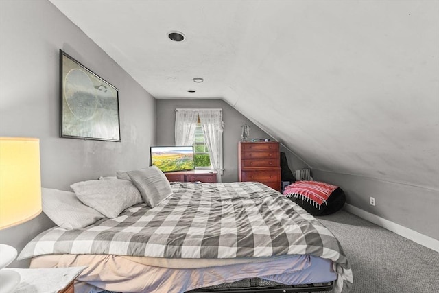 47-49 Dean St, Norton, MA 02766 - bedroom with lofted ceiling and carpet