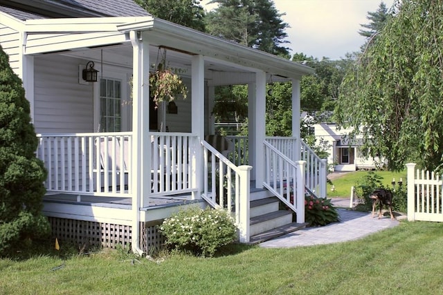 47-49 Dean St, Norton, MA 02766 - wooden deck with a yard