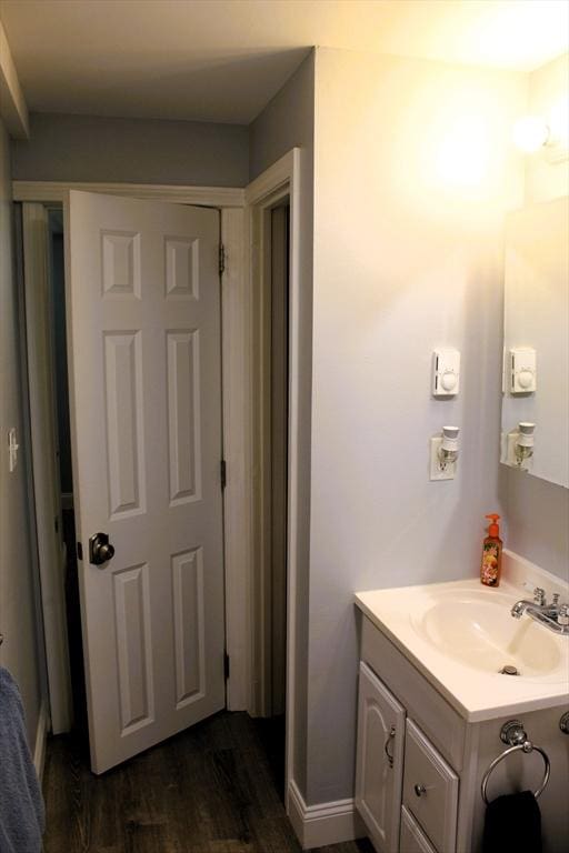 13 Laurana Ln, Hadley, MA 01035 - bathroom with vanity and wood finished floors