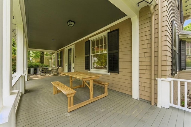 18 Alden St, Newton, MA 02459 - view of wooden porch