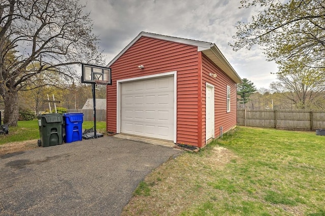 143 Eagle St, Ware, MA 01082 - detached garage with driveway and fence