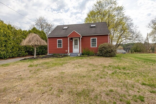 143 Eagle St, Ware, MA 01082 - view of front of home featuring roof with shingles and a front yard