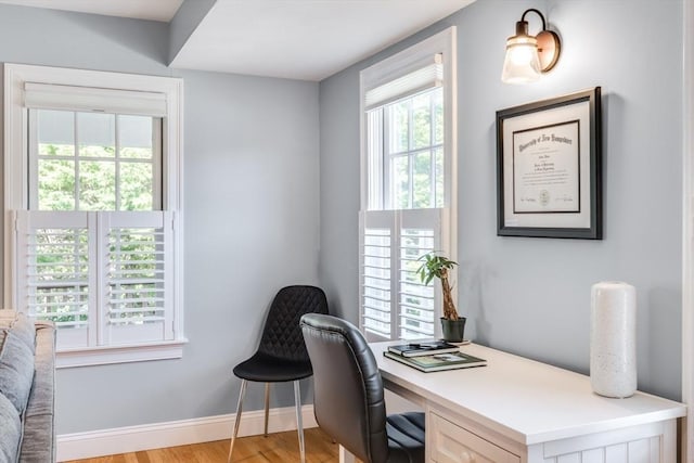 606 W Falmouth Hwy Unit 7, Falmouth, MA 02540 - office space with light wood-type flooring and baseboards