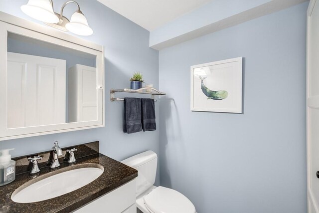 606 W Falmouth Hwy Unit 7, Falmouth, MA 02540 - bathroom featuring vanity and toilet
