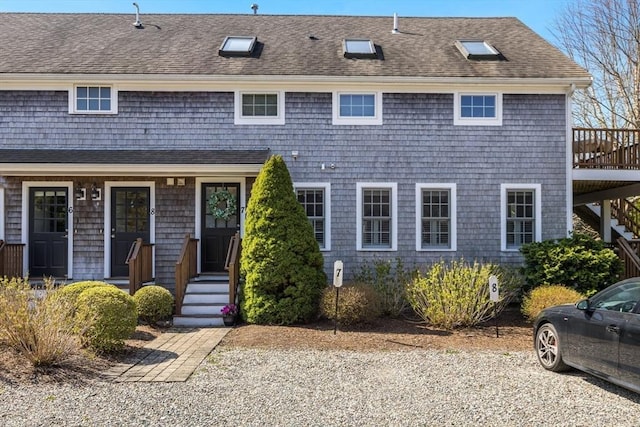 606 W Falmouth Hwy Unit 7, Falmouth, MA 02540 - view of front of house with roof with shingles