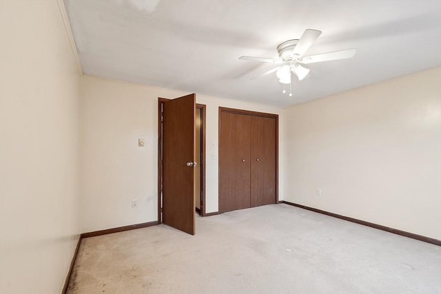 24 Mountainshire Dr Unit 24, Worcester, MA 01606 - unfurnished bedroom with light colored carpet, a closet, and baseboards