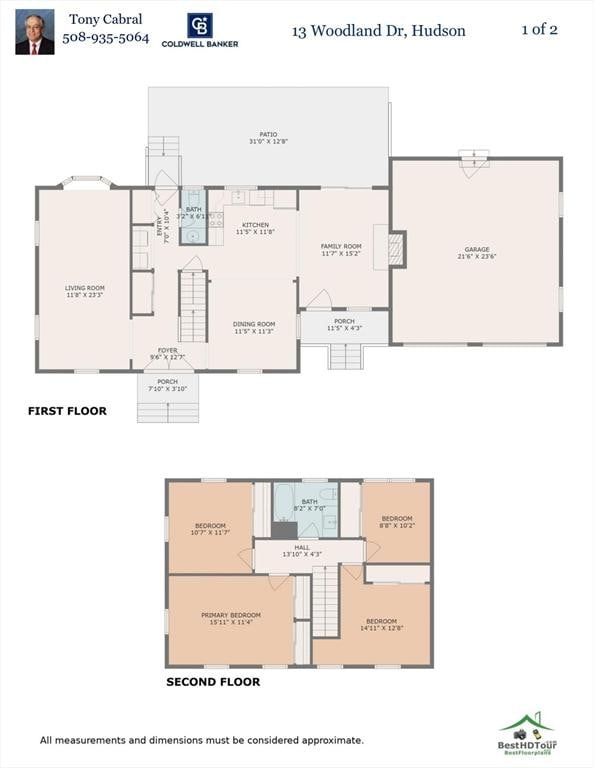 13 Woodland Dr, Hudson, MA 01749 - room layout