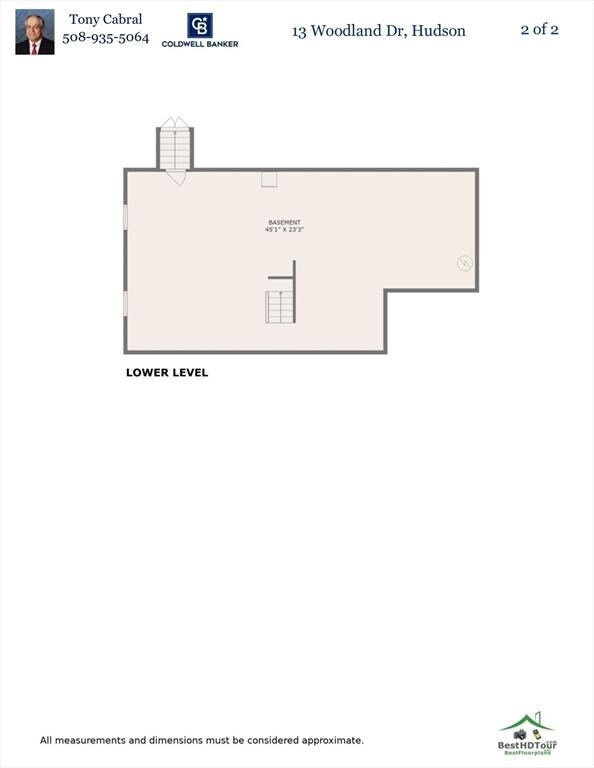 13 Woodland Dr, Hudson, MA 01749 - home floor plan
