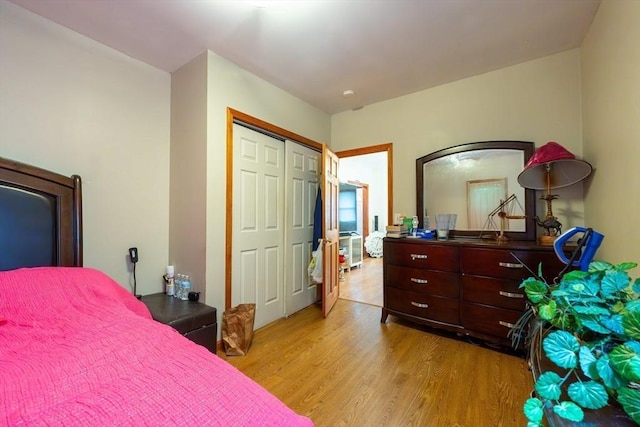12 Charles St, Brockton, MA 02301 - bedroom with light wood-style flooring and a closet