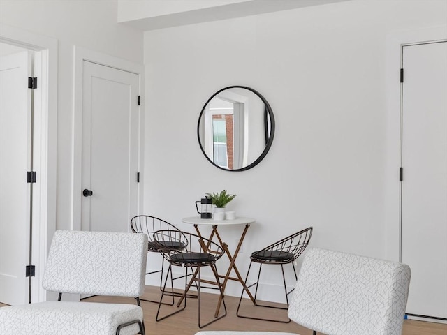 dining room featuring wood finished floors