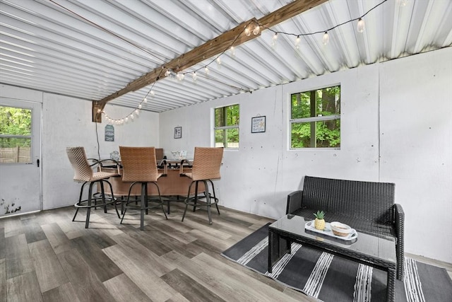 15 Dodge Hill Rd, Sutton, MA 01590 - sunroom / solarium featuring beamed ceiling