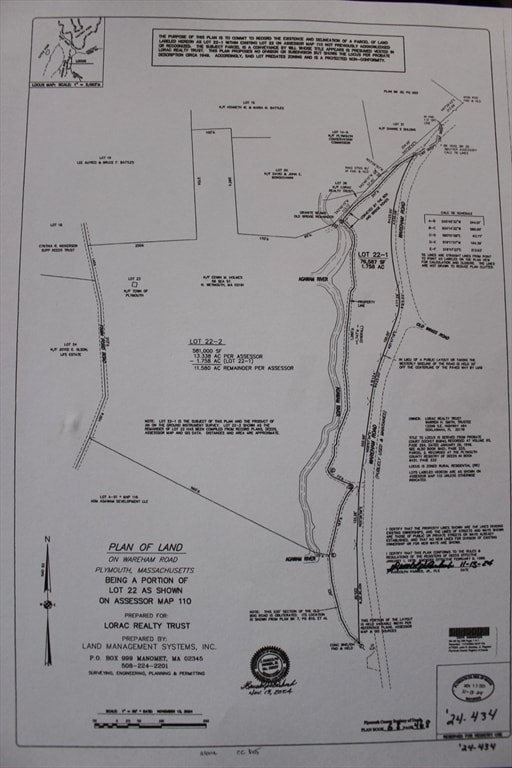 0 Wareham Rd, Plymouth MA, 02360 land for sale