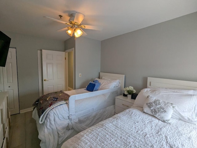 474 Revere Beach Blvd Unit 205, Revere, MA 02151 - bedroom with ceiling fan