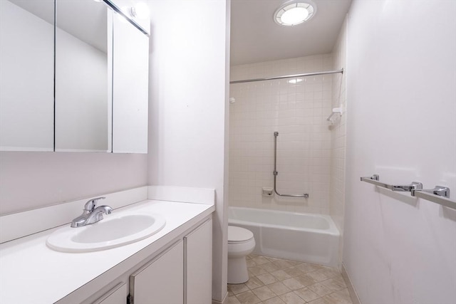 87 Fifer Ln Unit 87, Lexington, MA 02421 - bathroom featuring vanity, bathing tub / shower combination, and tile patterned floors