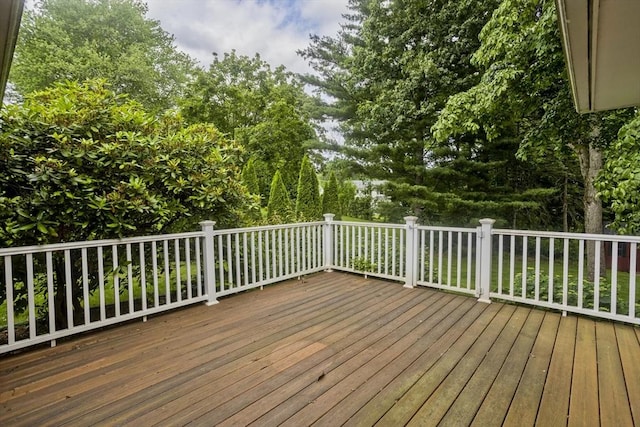27 Chestnut Hill, South Hadley, MA 01075 - view of wooden terrace