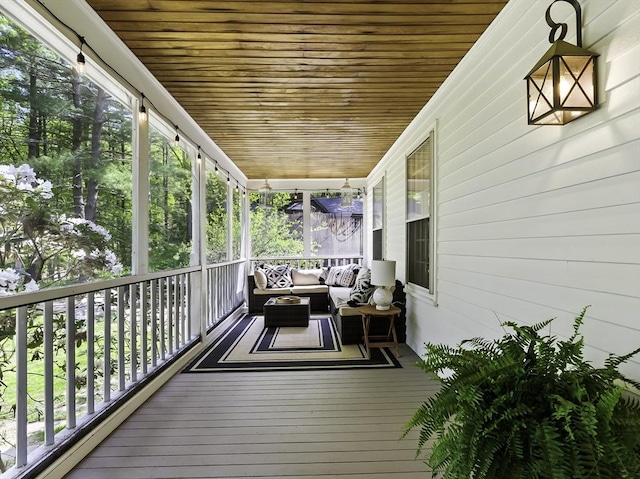 26 E St, Hopkinton, MA 01748 - wooden terrace featuring an outdoor hangout area