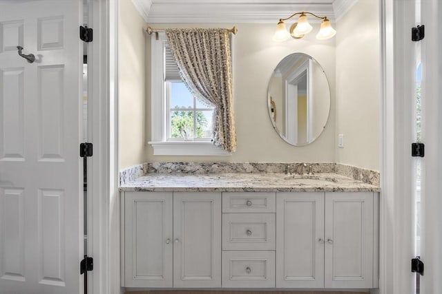 33 Old Concord Rd, Lincoln, MA 01773 - bathroom with crown molding and vanity