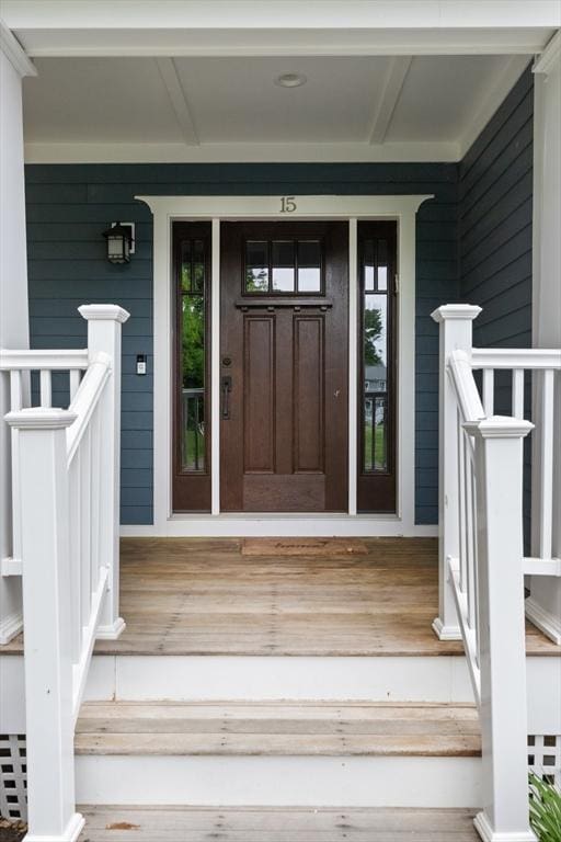15 Village Ln Unit 15, Wayland, MA 01778 - property entrance with covered porch