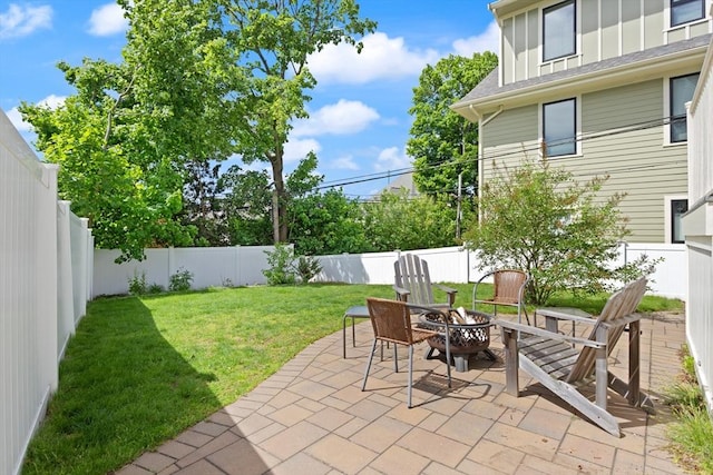 870 S S Unit 3, Boston, MA 02131 - view of patio with a fire pit
