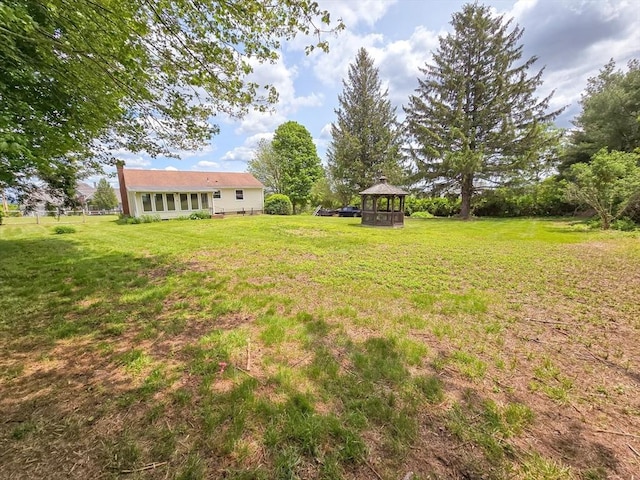 264 Dresser Hill Rd, Dudley, MA 01571 - view of grassy yard featuring a gazebo
