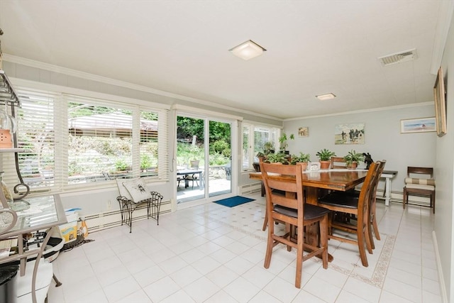 35 Williams St, Lincoln, RI 02865 - dining space featuring ornamental molding