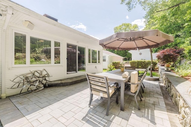 35 Williams St, Lincoln, RI 02865 - view of patio featuring outdoor dining space