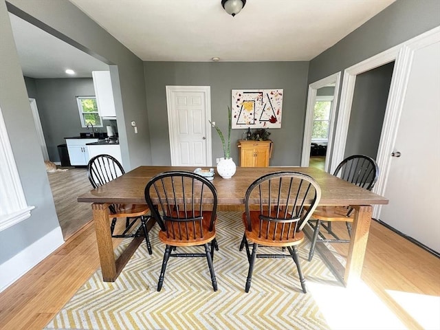 36 Circle St, Templeton, MA 01436 - dining space with light wood-type flooring and baseboards