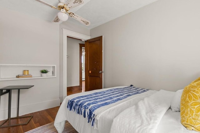 15 Newland Rd, Arlington, MA 02474 - bedroom featuring wood finished floors and a ceiling fan