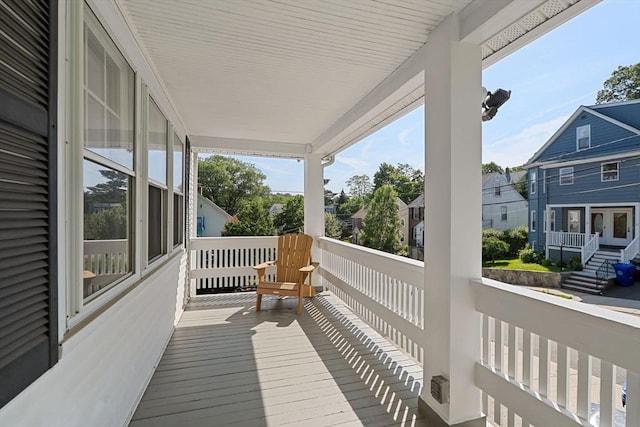 15 Newland Rd, Arlington, MA 02474 - view of wooden porch