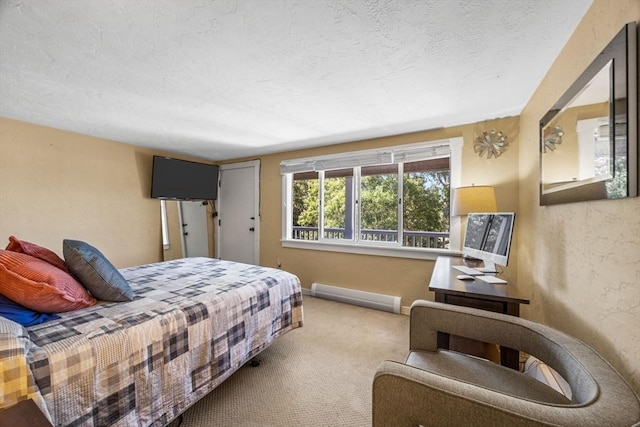 4 Bradford Acres Rd Unit F, Provincetown, MA 02657 - bedroom with carpet and a textured ceiling