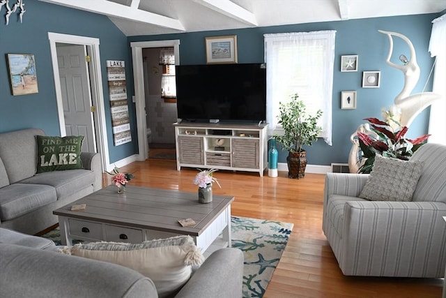72 Lakeview Pl, Taunton, MA 02780 - living area with wood finished floors and baseboards