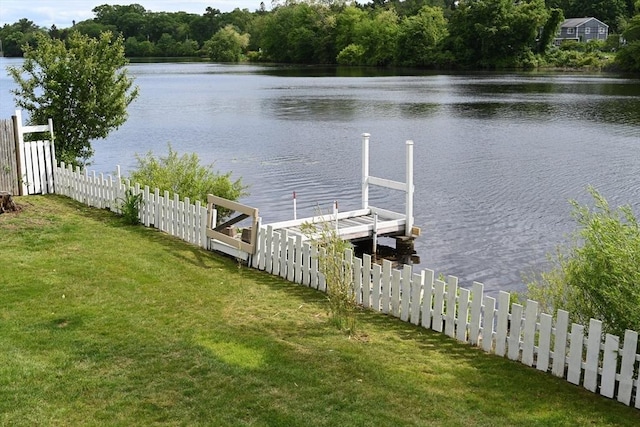 72 Lakeview Pl, Taunton, MA 02780 - dock with a water view