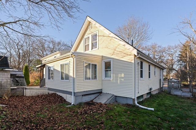 view of rear view of property