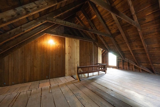27 Union St Unit 27, Natick, MA 01760 - unfinished attic featuring an upstairs landing