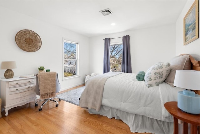 1 W Cliff St, Nahant, MA 01908 - bedroom with light wood-type flooring, recessed lighting, and baseboards