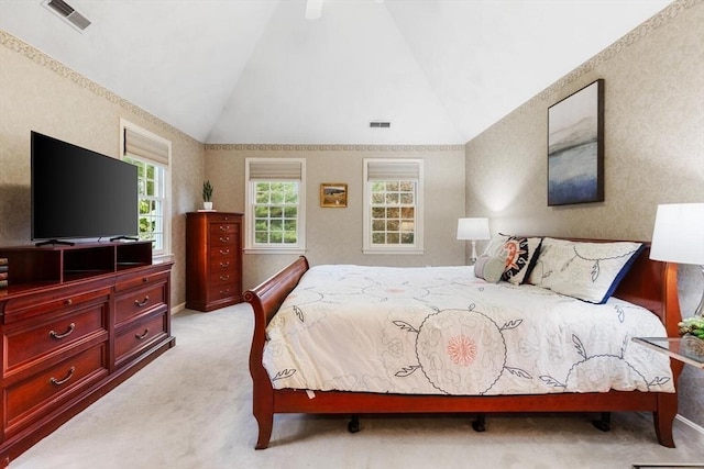 1 Preston Cir, Andover, MA 01810 - bedroom featuring lofted ceiling and light colored carpet