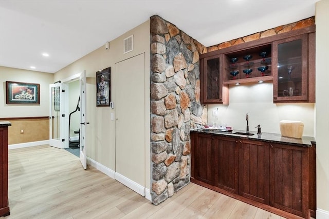 1 Preston Cir, Andover, MA 01810 - indoor wet bar with light wood-type flooring and recessed lighting