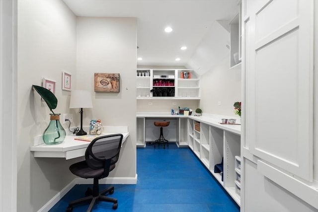 1 Preston Cir, Andover, MA 01810 - office space featuring recessed lighting and built in study area