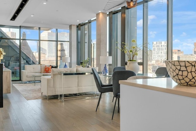 140 Shawmut Ave Unit 5A, Boston, MA 02118 - community lobby featuring a view of city and expansive windows
