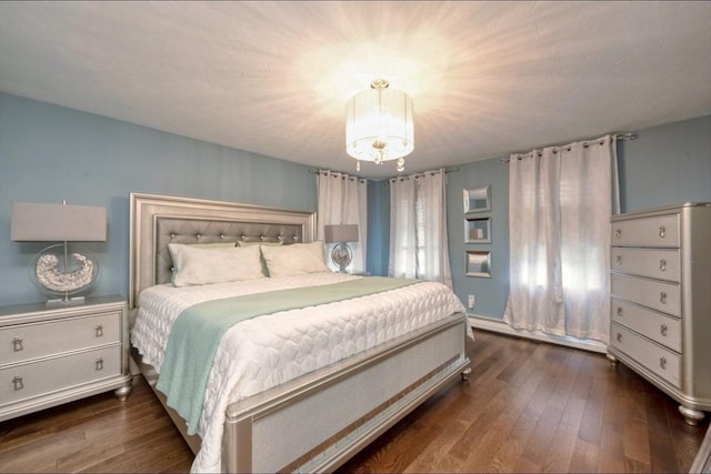 67 Raymond Rd, Plymouth, MA 02360 - bedroom featuring a chandelier and wood-type flooring