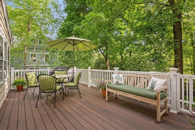 19 Whittier Rd, Wellesley, MA 02481 - deck with outdoor dining area