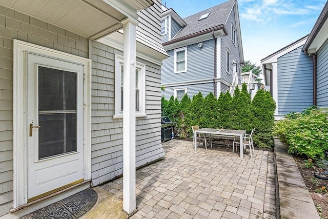 115 Westbourne Ter Unit 1, Brookline, MA 02446 - view of patio / terrace featuring outdoor dining space and grilling area