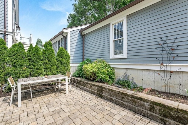 115 Westbourne Ter Unit 1, Brookline, MA 02446 - view of patio featuring outdoor dining space