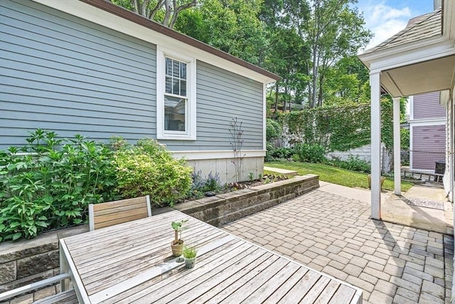 115 Westbourne Ter Unit 1, Brookline, MA 02446 - view of patio featuring outdoor dining space