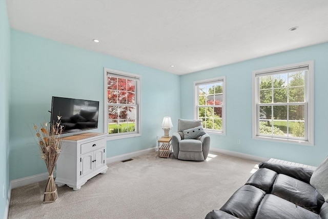 35 Beverly Hill Dr, Shrewsbury, MA 01545 - living area with baseboards and light carpet
