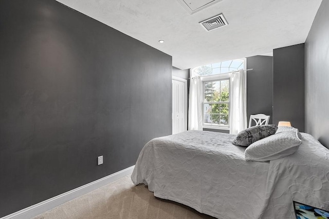 35 Beverly Hill Dr, Shrewsbury, MA 01545 - carpeted bedroom featuring baseboards, a closet, and attic access