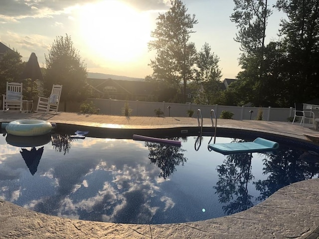 35 Beverly Hill Dr, Shrewsbury, MA 01545 - view of swimming pool featuring fence and a patio area