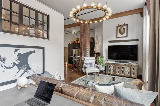 172-178 Green St Unit 1, Boston, MA 02130 - living room featuring decorative columns