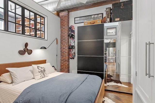 172-178 Green St Unit 1, Boston, MA 02130 - bedroom with hardwood / wood-style floors
